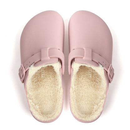 Laboratory Clogs Comfort Mules Close Toe Nurse Shoes Slip On Garden Cotton Slippers